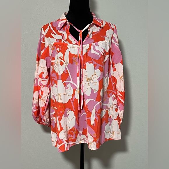 NWT JODIFL V Neck Blouse- S - Picture 1 of 5